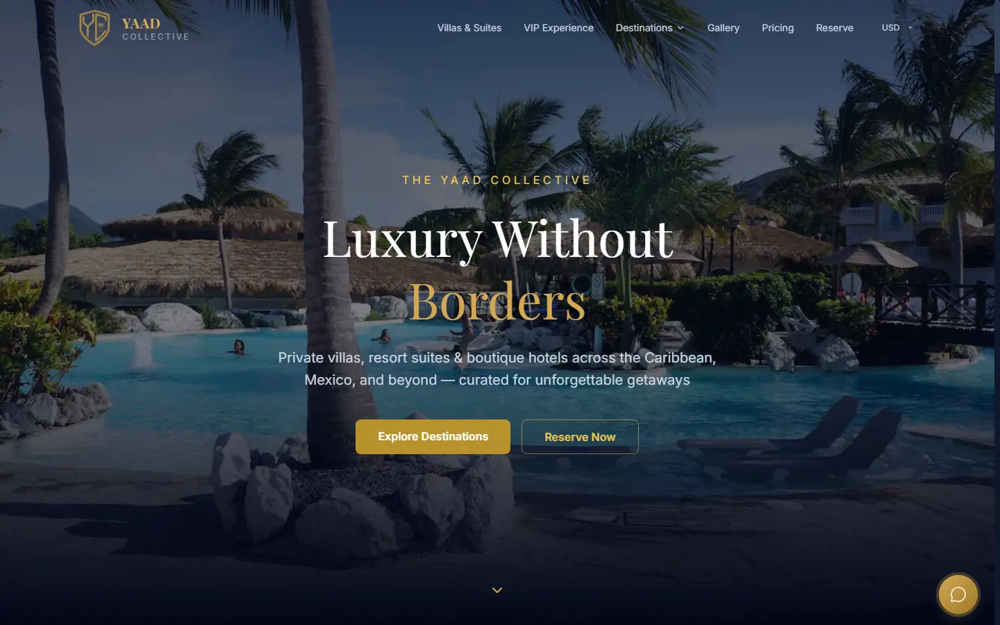 Yaad Collective on desktop
